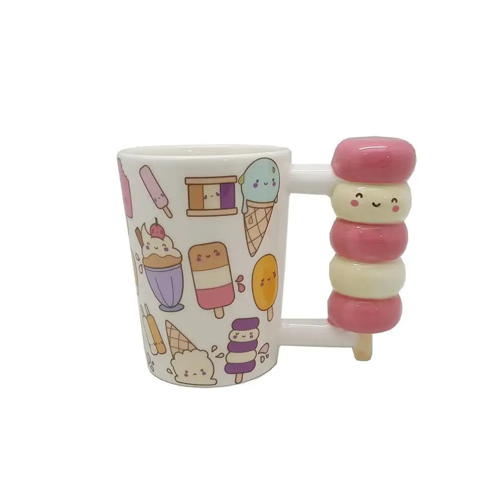 Popsicle 2 Милый мультфильм Мороженое керамические кружки в форме стакана воды Настольный Декор - Цвет: Popsicle 2