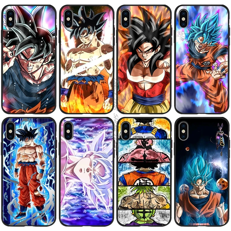 Japan Dragon Ball Z Super Son Goku DBZ cover case for iPhone SE 2020 11 Pro max X XR XS MAX 6S 7 8 Plus soft silicon black coque |