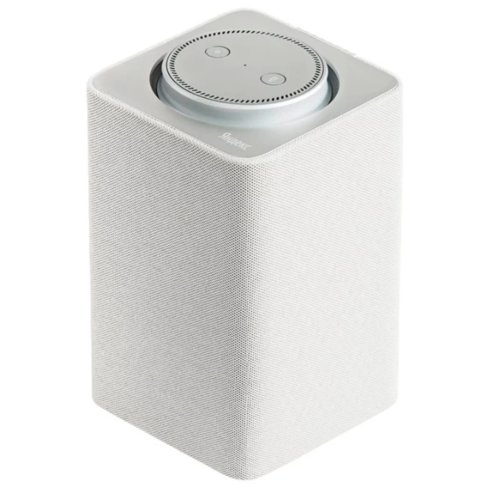 Портативная акустика Яндекс Станция с голосовым ассистентом Алиса серебо| |