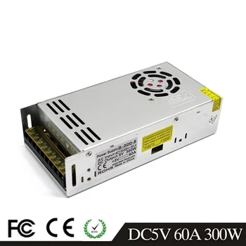 

Single Output Switching Power Supply 5V 60A 300W Transformer 110V 220V AC To DC5V SMPS for Electronics Led Strip Display Light