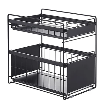 

1Pc Multifunction Useful Kitchen Shelf Multi-layer Shelf Drawer Type Shelf Sink Rack for Home Kitchen