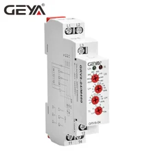 Free Shipping GEYA GRV8-04 Three Phase Voltage Control Relay Phase Sequence Phase Failure Over Voltage Undervoltage Protection dpa53cm48 three phase power supply monitor three phase relay phase reversed phase undervoltage protection