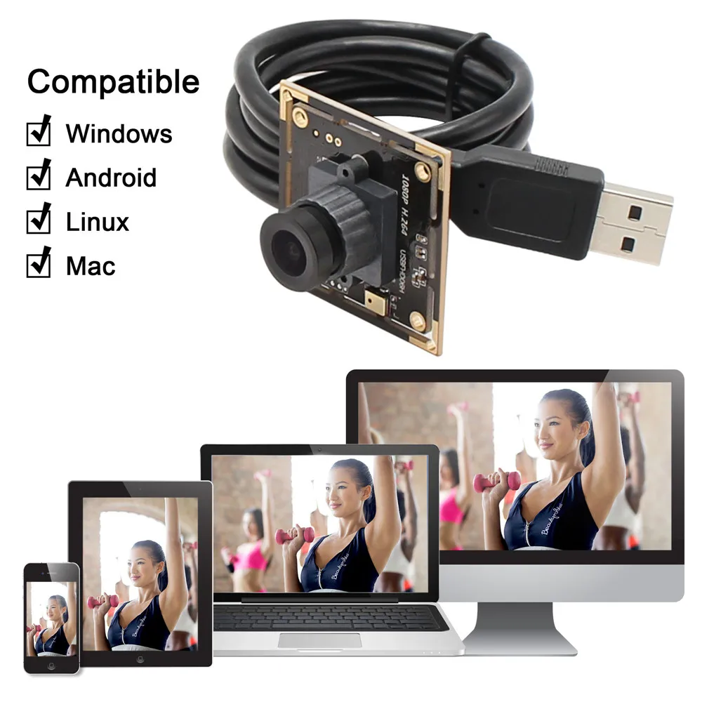 ELP 2 мегапикселя 1/2. 9 дюймов IMX322 0.01Lux камера для ночной съемки модуль usb для android linux, windows
