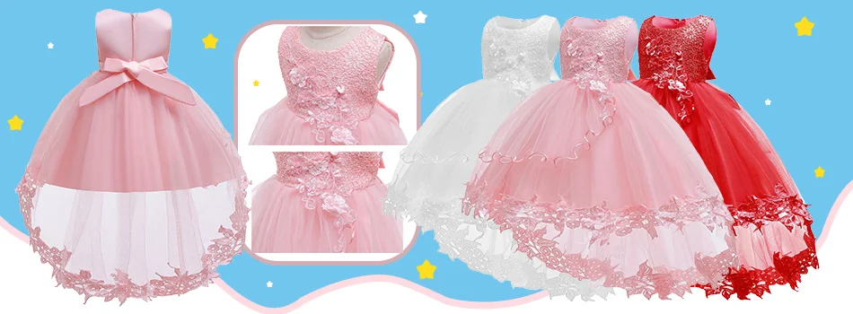 Платье для малышей; вышитая юбка с жемчугом; платья на крестины для маленьких девочек; 1 год; платья для дня рождения для новорожденных; костюм для маленьких девочек