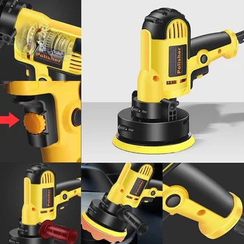 

Sanding Polish Machine Car 220V 700W Car Polisher Machine Adjustable Speed Auto Body Care Waxing Tools Accessories