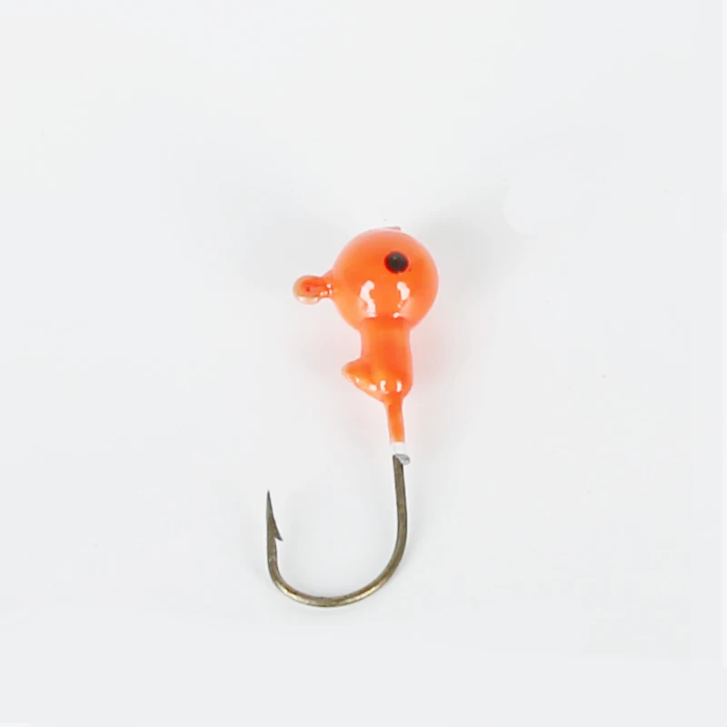 ARDEA Fishing hook 1.8g/3.5g/5g/7g round lead head barbed single hooks bass hard metal jigs fishing tackles lures