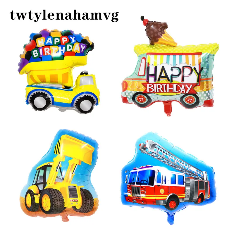 

Boy's Favorite Toy Car Foil Cartoon New Balloon Children's Day Christmas Birthday Party Wedding School Season Holiday Gift