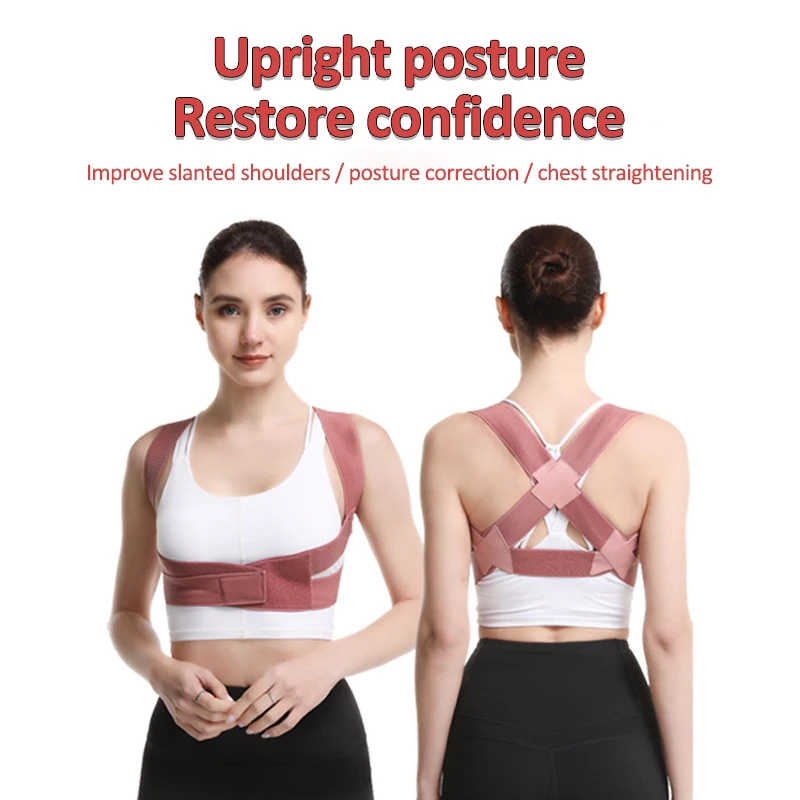 

S/M/L Adjustable Back Posture Corrector Clavicle Spine Back Shoulder Lumbar Support Belt Posture Men And Women Correction
