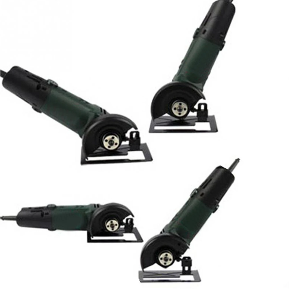 Realmote 1pc Angle Grinder Cutting Dedicated Seat Stand Machine Bracket Rod Table+1pc Cover Shield Safety Woodworking Tools