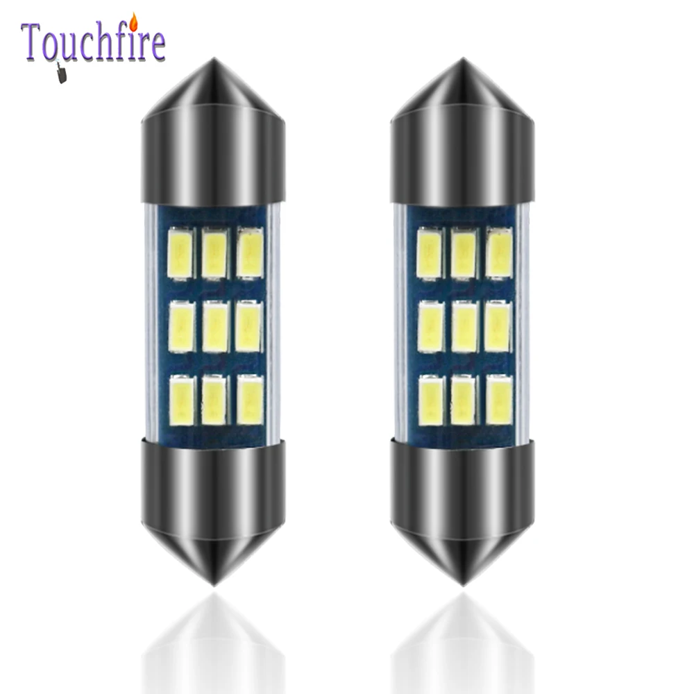 100 шт./лот C5W C10W 3014SMD автомобильная лампа гирлянда Интерьер Чтение номерного знака Потолочные плафоны 31 36-39-41 мм авто лампы,, 12V