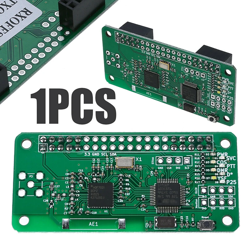 New MMDVM Hotspot Pi-star Support P25 DMR YSF & Antenna For Raspberry pi  Supports DMR, P-25, D-Star and System Fusion
