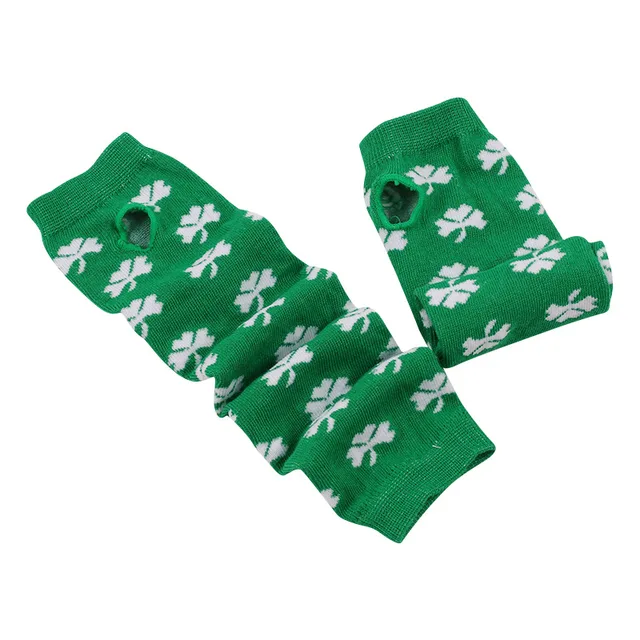 Anime Glove Cosplay Darkly Ninja Mitten Oversleeve Man Women Fashion Sun Block Keep Warm Cuff clover