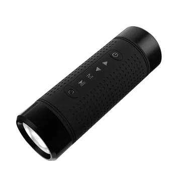 

Loudspeaker Mobile Power Waterproof Sound System LED Flashlight Audio Player Wireless Portable Bluetooth Speaker With USB Cable