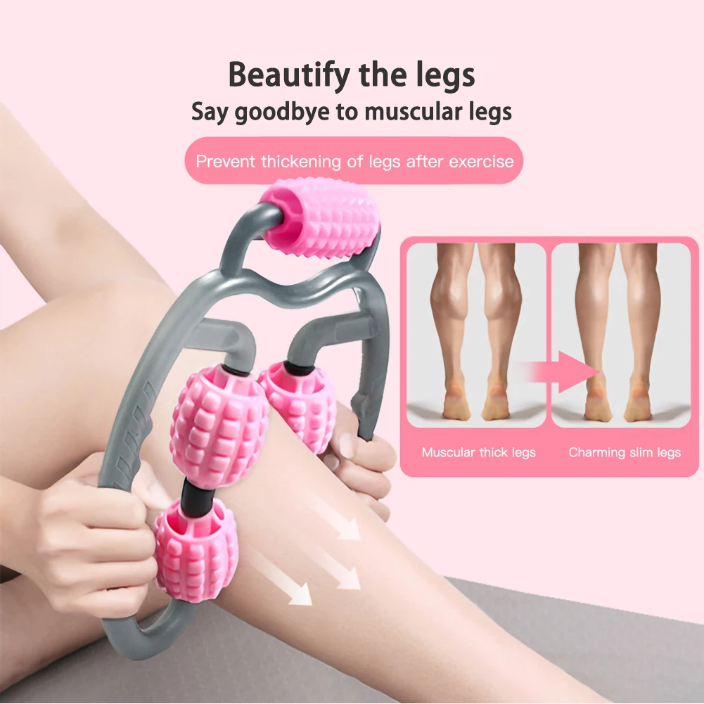 

Ring Clip Leg Muscle Massager Foam Roller Muscle For Fitness Gym Yoga Pilates Sports Relaxation Calf Body Shaping Equipment