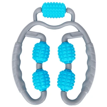 

U-Shaped Trigger Point Massage Roller Used for Arm Leg Neck Feet Muscle Tissue Gym Yoga Pilates Fitness Sports