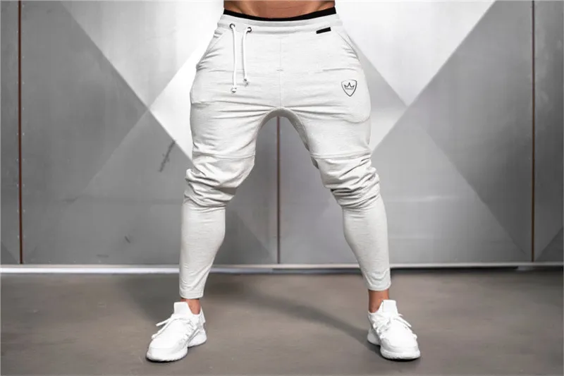 New Men's Running Pa Sweatpa Fiess Joggers 2022 Spring Male printing gym fiess Long Pa Sports Pa man_voghion.com