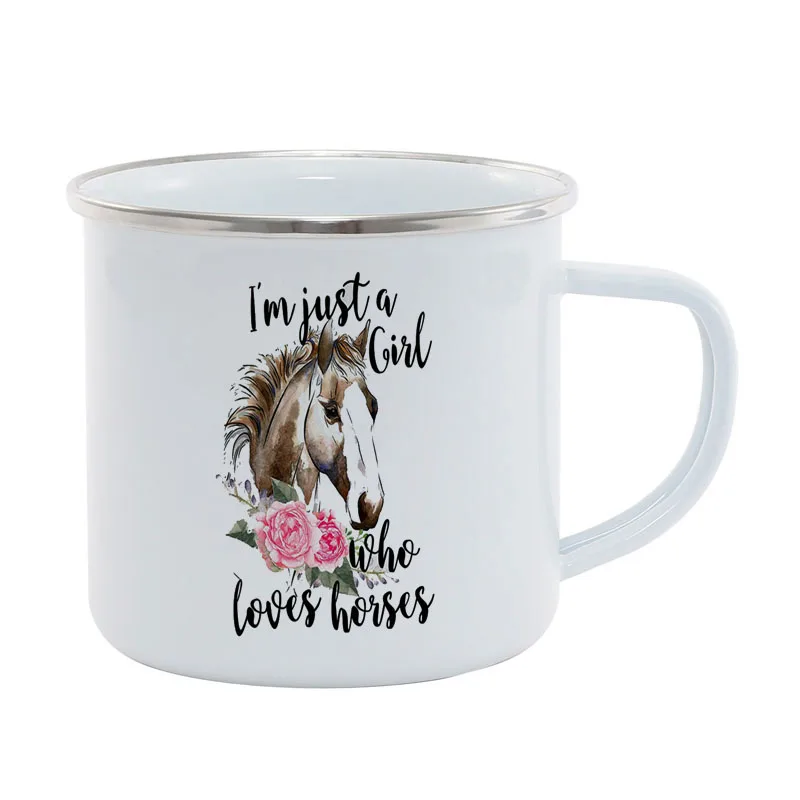 Походная кофейная кружка из нержавеющей стали для конного спорта любителей