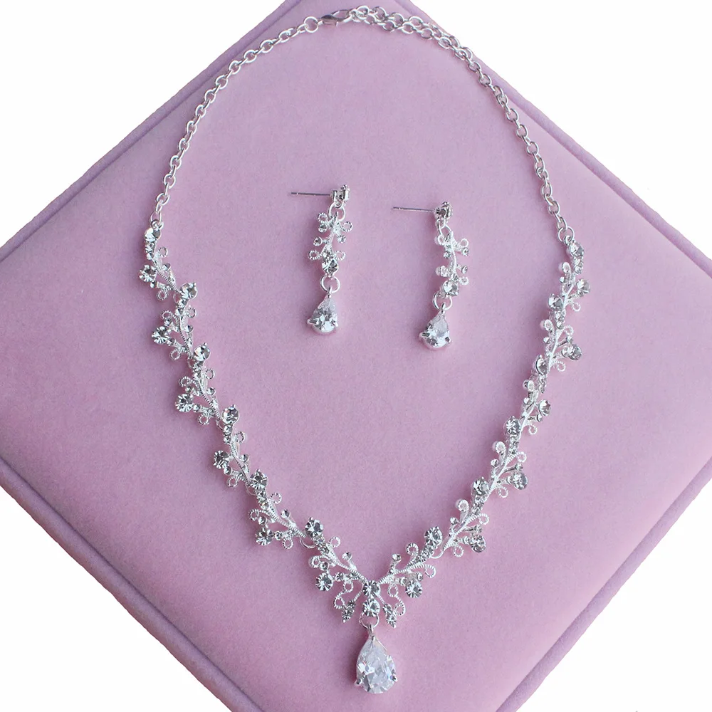 Bridal Jewelry Set Wedding Crowns for Brides Tiaras and Crowns Bride Crystal Rhinestone Necklace Tiara Wedding Hair Accessories - Image 5