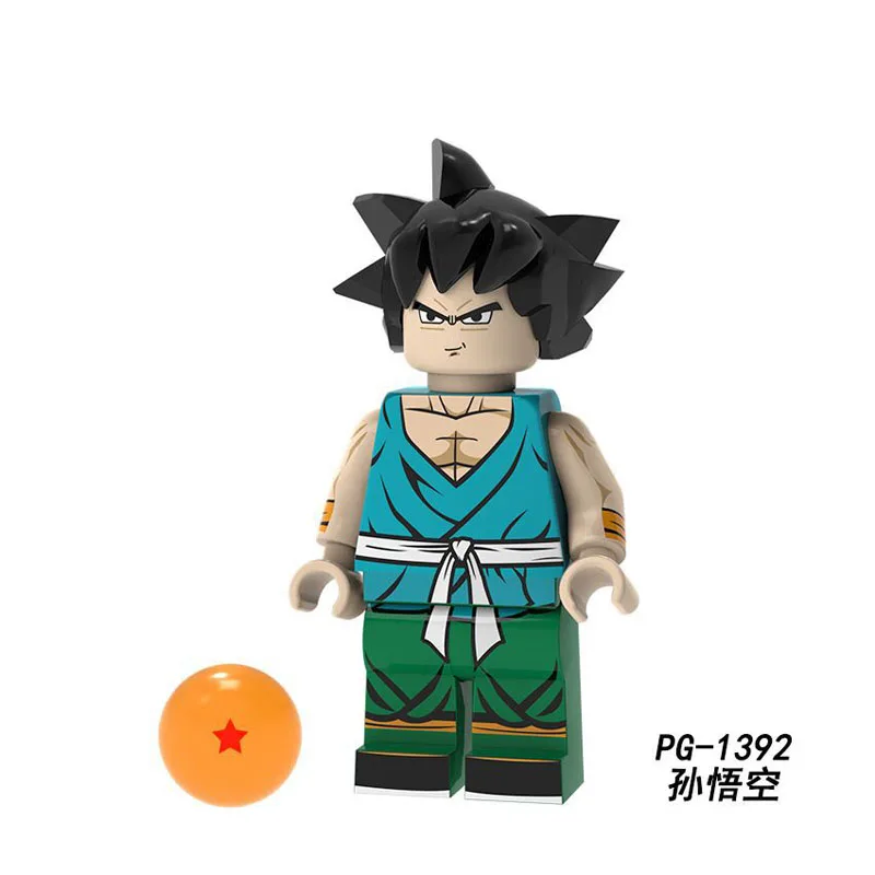 10 шт. PG8169 Dragon Ball Z Arnold Sun Wufan Latiz WuTian строительные блоки подарки игрушки для