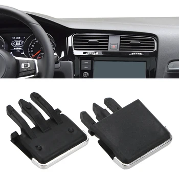 

LEEPEE Slice Clip For Toyota Corolla Black 1Pair Universal Car Air Conditioning Leaf Adjust Clips Air Vent Louvre Blade
