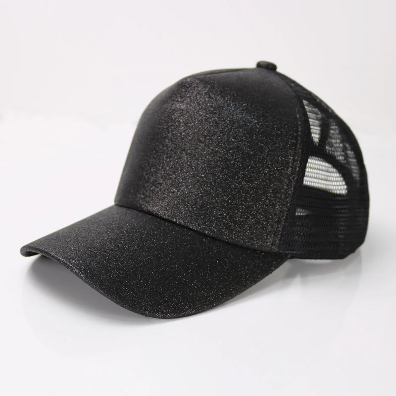 Уличная бейсболки женские Ban Snapback, летние сетчатые шляпы, Повседневная Спортивная Кепка с блестками, Прямая, шапка, хип-хоп кепка - Цвет: A-3