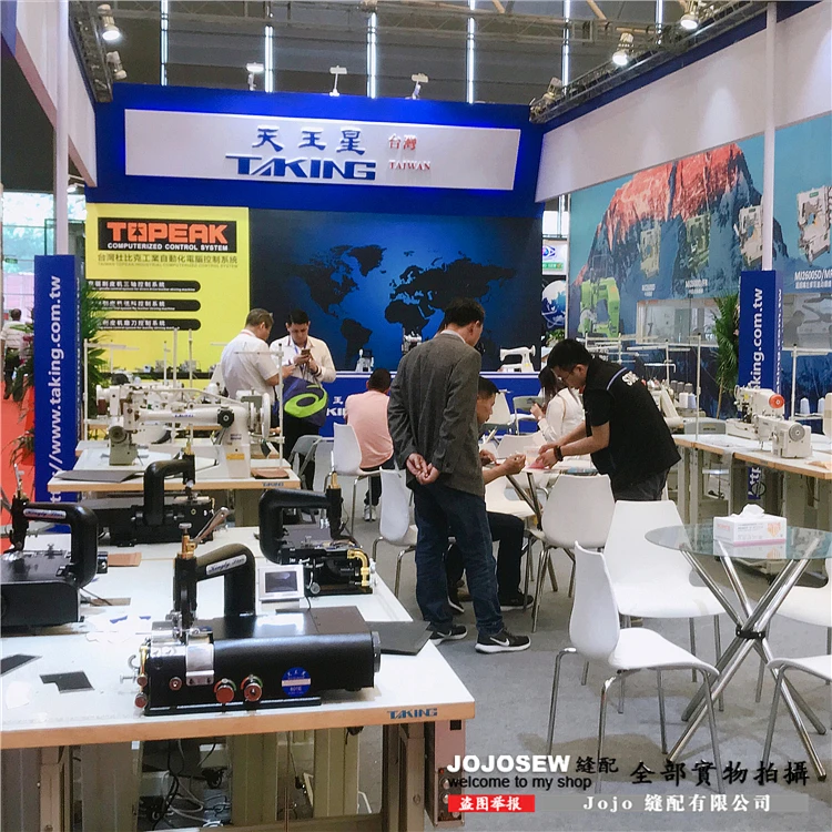TAKING Jojosew JS-6E TK-6E TK-2971 TK-2973 6E 6B cylinder bed lockstitch sewing machine with roller presser 3