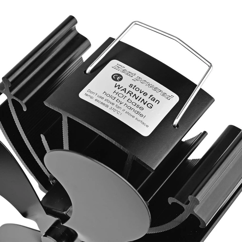 

Hot 4 Blades Home Fireplace Fan Efficient Heat Distribution stove fan for wood stoves 203CFM Eco Fans fireplace accessories