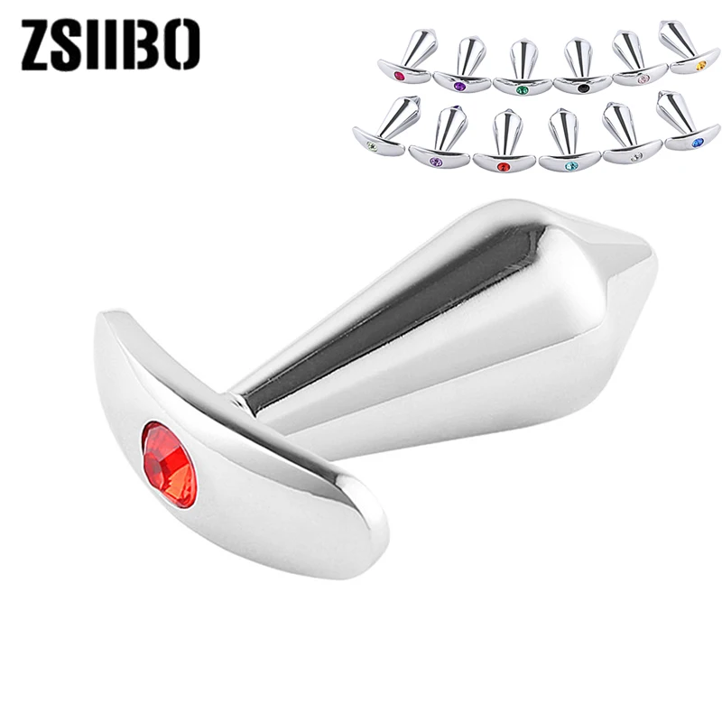 Stainless Steel Anal Plug Jewelry Dildo Vibrator Sex Toys for Woman Prostate Massager Bullet Vibrador Butt Plug For Men Gay