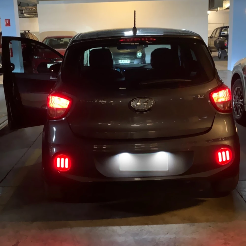 LED Reflector Rear Bumper Tail Light For Hyundai Grand I10 I10x 2017