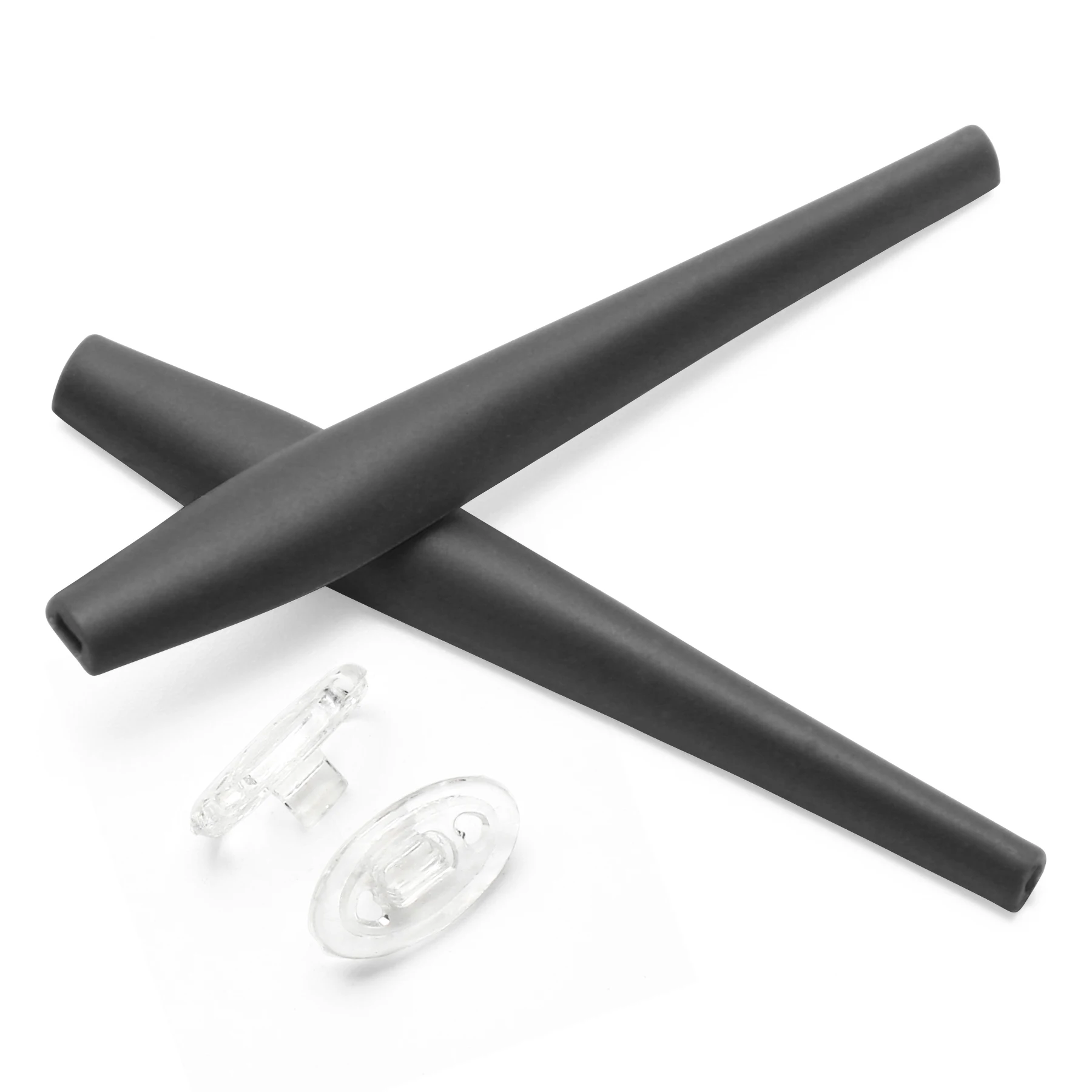 Grey Kit PapaViva резиновые Сменные носки с ушками и носоупоры для аутентичных Crosshair 2,0 OO4044 Рамка солнцезащитных очков - Цвет: Grey Kit