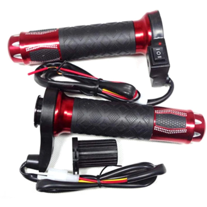 12V мотоцикл 7/8 дюймов руль Подогрев Hot ручка ATV Скутер