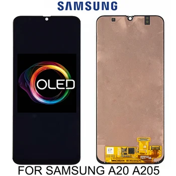 

6.4" Original AMOLED A20 LCD For Samsung A20 A205 SM-A205F Display replacement for Samsung A20 A205 A205F display lcd screen