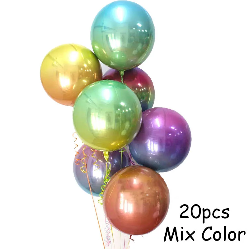 20pcs balloon B Космонавты и ракеты, воздушные шары из фольги, Галактика/Солнечная система, тематические вечерние, для мальчиков, для детей, для дня рождения, для украшения, вечерние, космические - Цвет: 20pcs balloon B