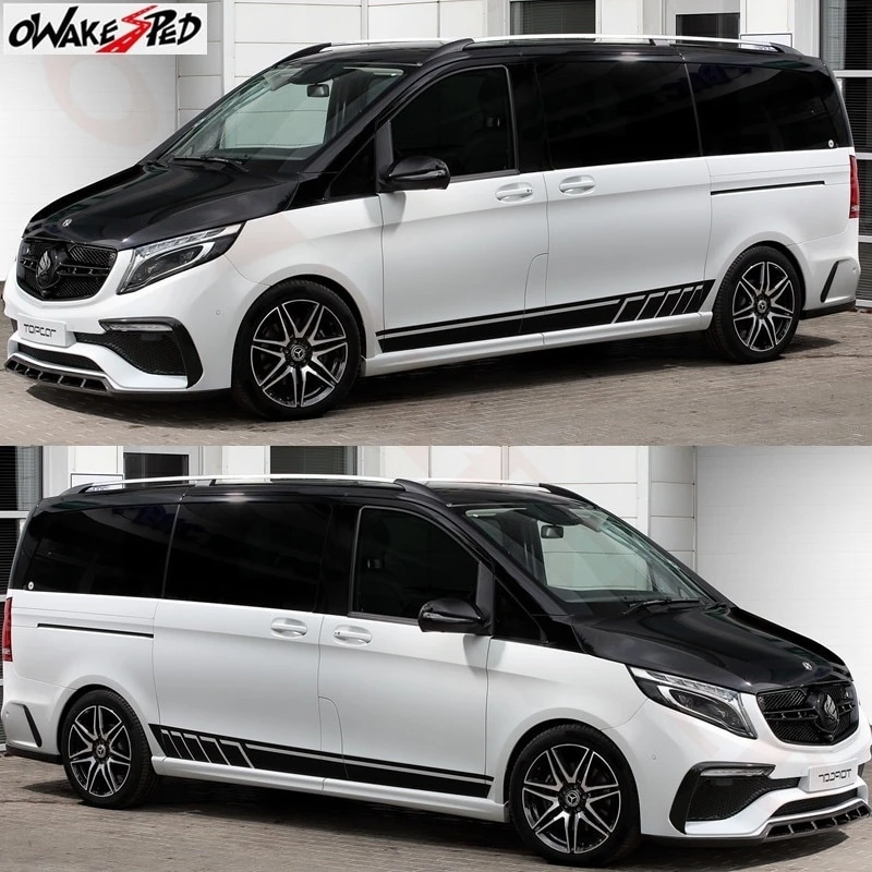 1 пара 2 шт. виниловые наклейки для Mercedes V Class Vito Viano | Автомобили и мотоциклы