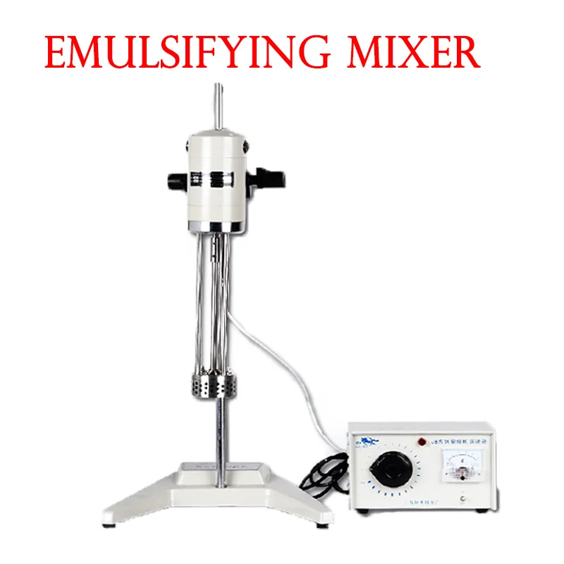 

1PC Multifunction High Speed Shear Emulsion Homogenizer JRJ300-I Agitation Emulsifier Machine Desktop Emulsion Homogenizer 220V
