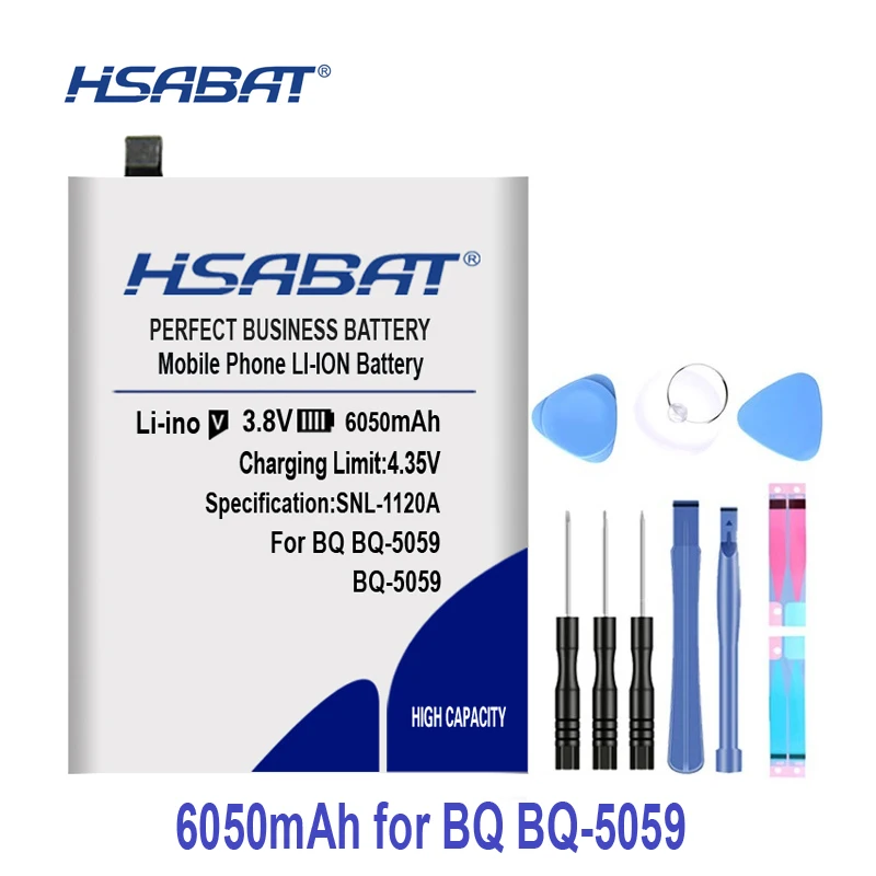 HSABAT 6050 мАч BQS-5059 BQ-5059 аккумулятор для BQ BQS 5059