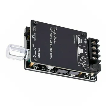 

HIFI Wireless Bluetooth 5.0 TPA3116 Digital Power Audio Amplifier Board TPA3116D2 50WX2 Stereo AMP Amplificador Home Theater