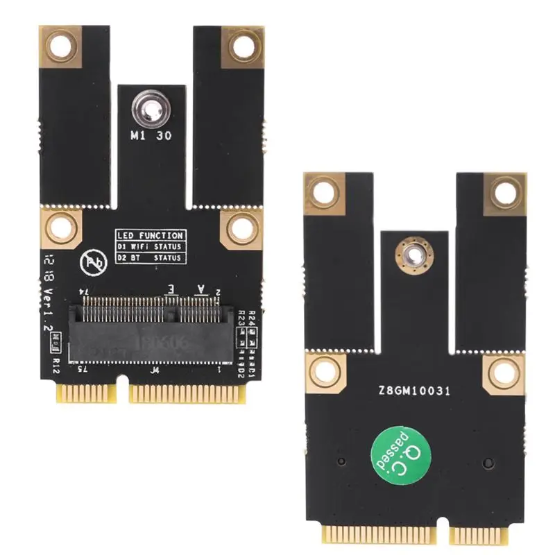

New M.2 NGFF Key A to Mini PCI-E Adapter PCI Express Wireless Wifi Card Adapter