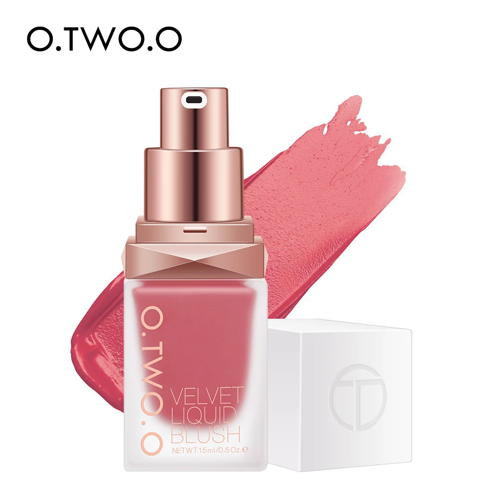 O.two.o Liquid Blush Face Blusher 4 Color Natural Rouge Long-lasting Makeup Blush Peach Contouring Cosmetics For Facial - Blush - AliExpress