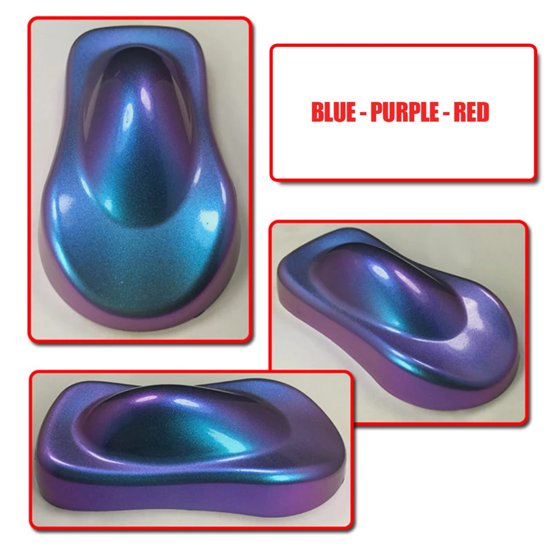 6Colors DIY 10g Chameleon Color Changing Pearl Pigment Powder For Car Paint Coating For Graffiti Pearl Iron Metal Painting