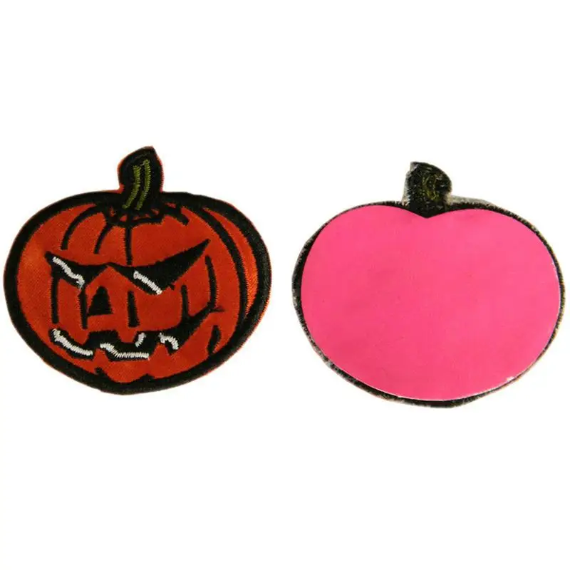 2pcs Breast Pasty Pumpkin Disposable Halloween Embroidery Breast Cover Pasties for Girls