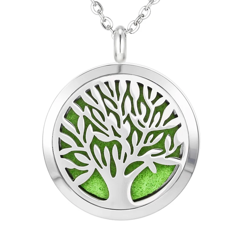 350 Essential Oil Diffuser Locket Pendant Necklace
