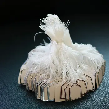 

2000pcs Hanging String Labels Tied On Jewelry Display Clothing Price Tags