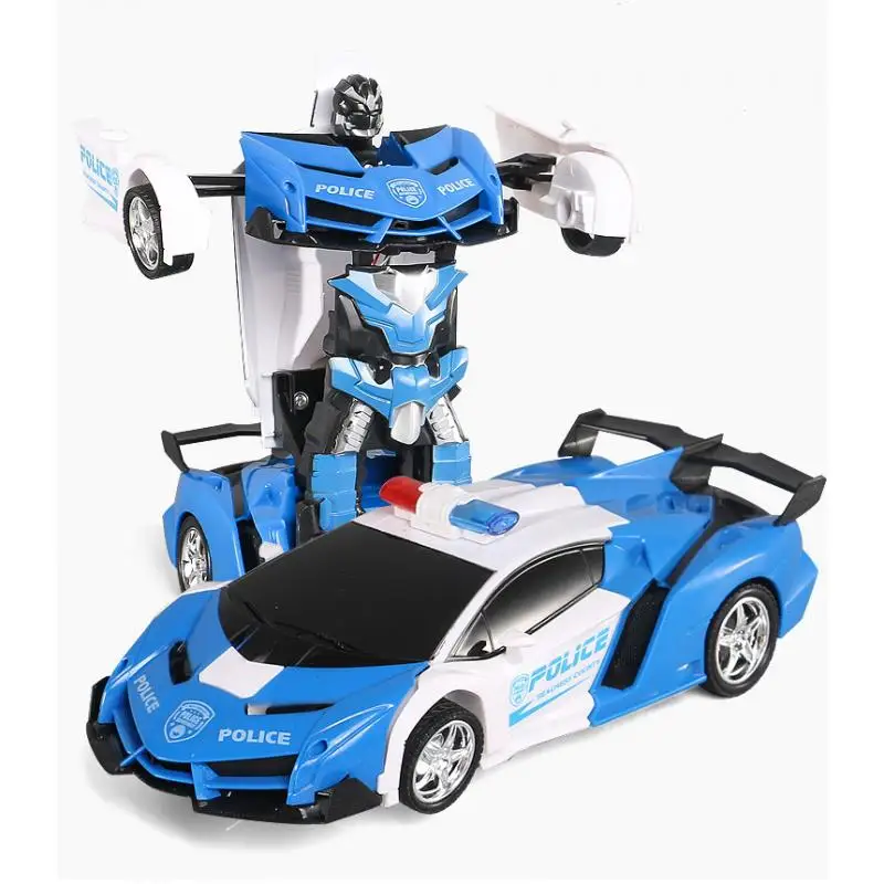 1:18 RC роботы-трансформеры спортивный автомобиль модель роботы игрушки робот