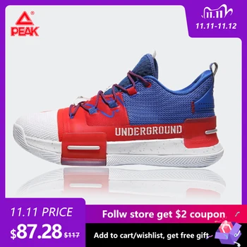

PEAK Lou Williams Street Men Basketball Shoes TAICHI Technology Adaptive Cushioning Sneakers Male Training Sports Shoes
