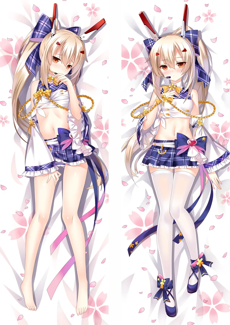 S14 Аниме Azur Лейн капот Dakimakura Чехол предприятие и Laffey Bolster чехол прославленный и Хаман длинные обнимающие Белфаст Тела Наволочки Чехол - Цвет: S14