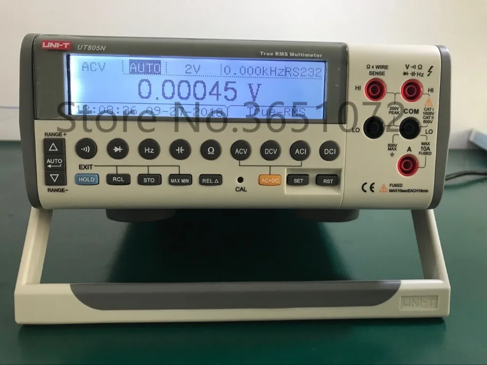UT805N настольный цифровой мультиметр напряжение постоянного тока(в) 1000 В напряжение переменного тока(в) 750 В