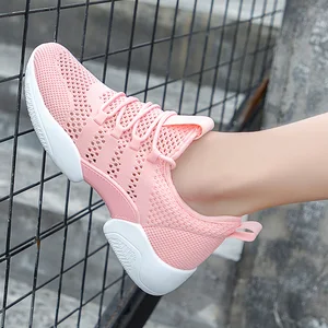 Women's Casual Shoes Light Openwork Shoes Women Fashion Sneakers Breathable Walking Shoes Mesh White Shoes Women Vulcanize Shoes