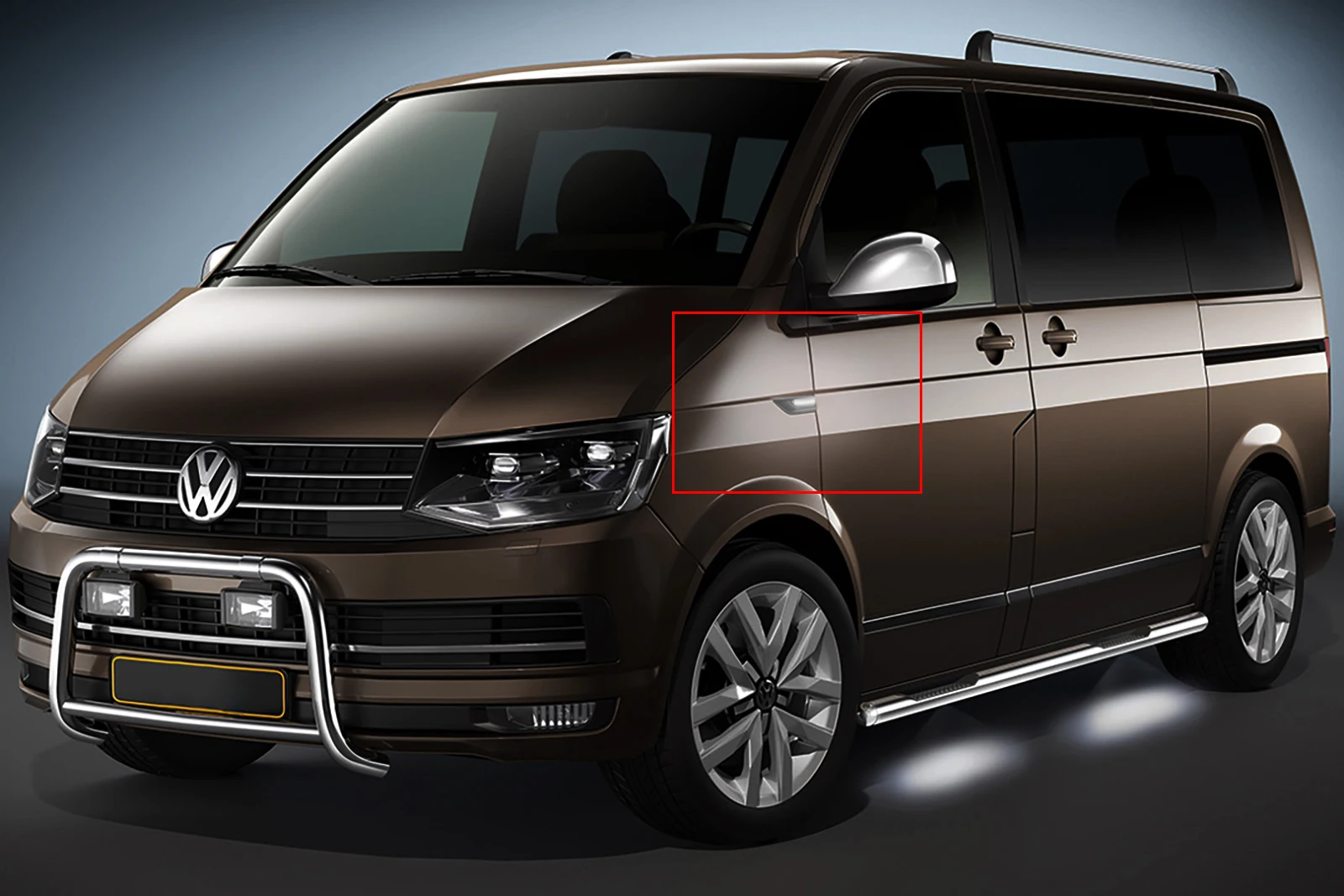 Белый светодиодный светильник с индикатором для VW T6 Transporter Caravelle-up