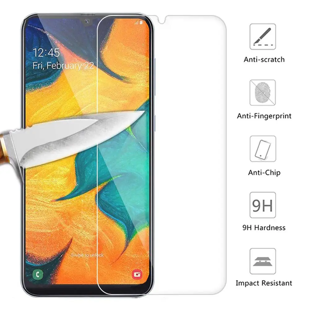 Защитная пленка для экрана из закаленного стекла Samsung Galaxy A10 A90 M10 M30 | Мобильные
